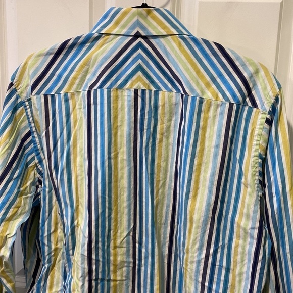 Robert Graham Striped Button Down Shirt EUC - Picture 9 of 14